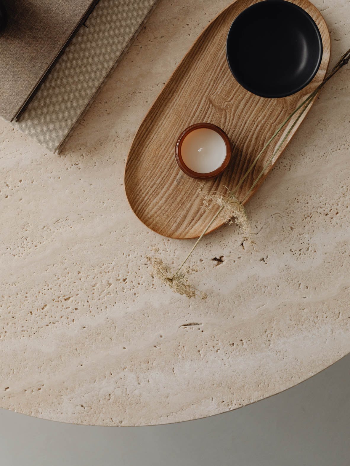 Stolik kawowy GRUFF Travertine L