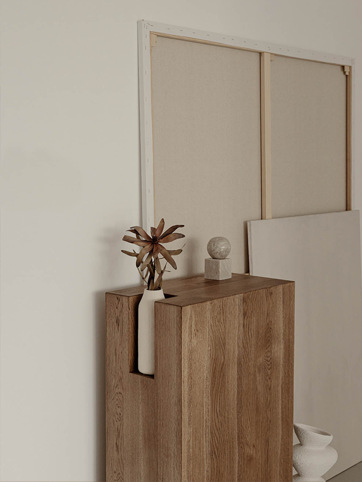 Drewniana konsola CAMO Wood