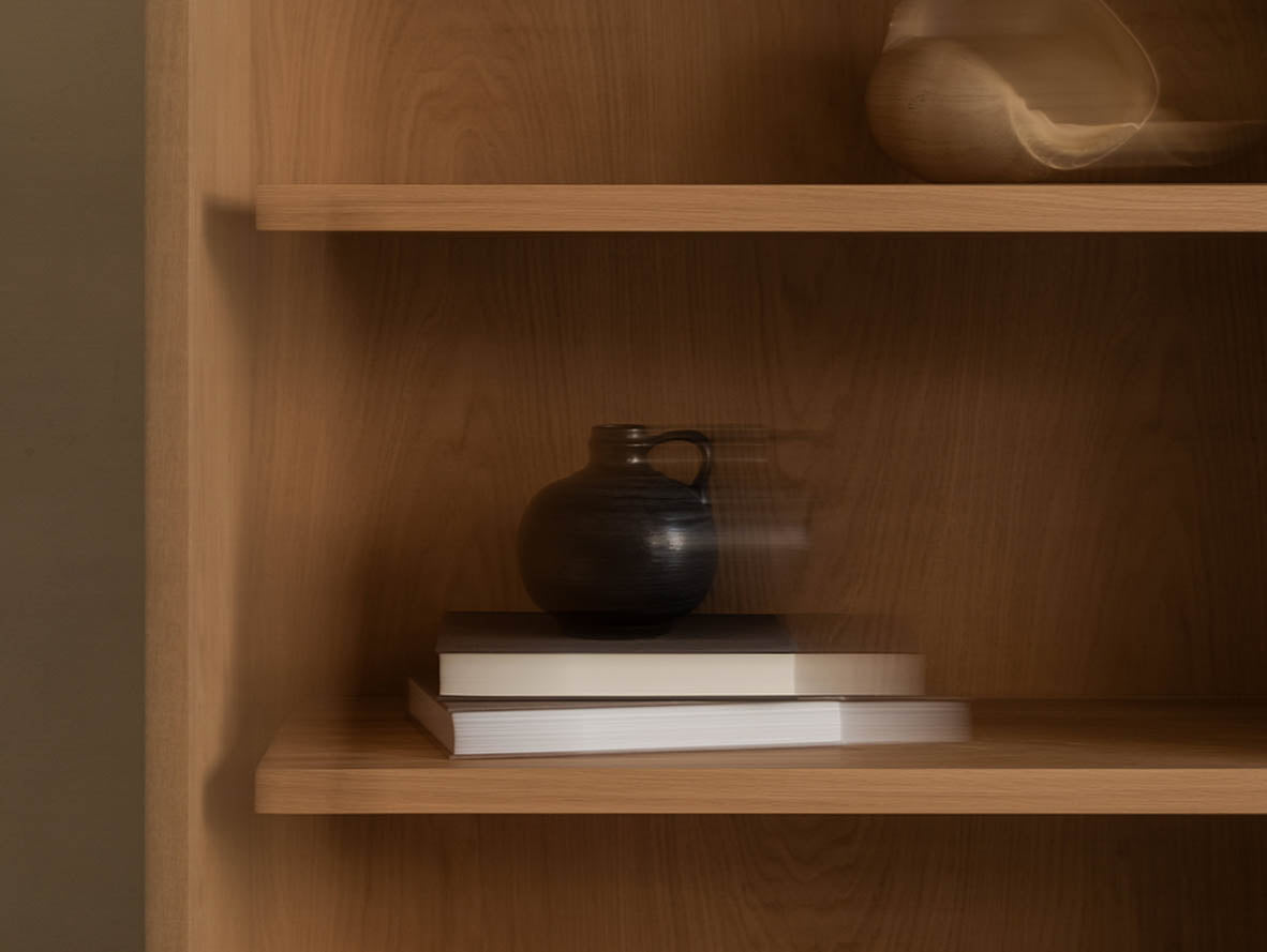 Drewniany regał BLOCK Cabinet