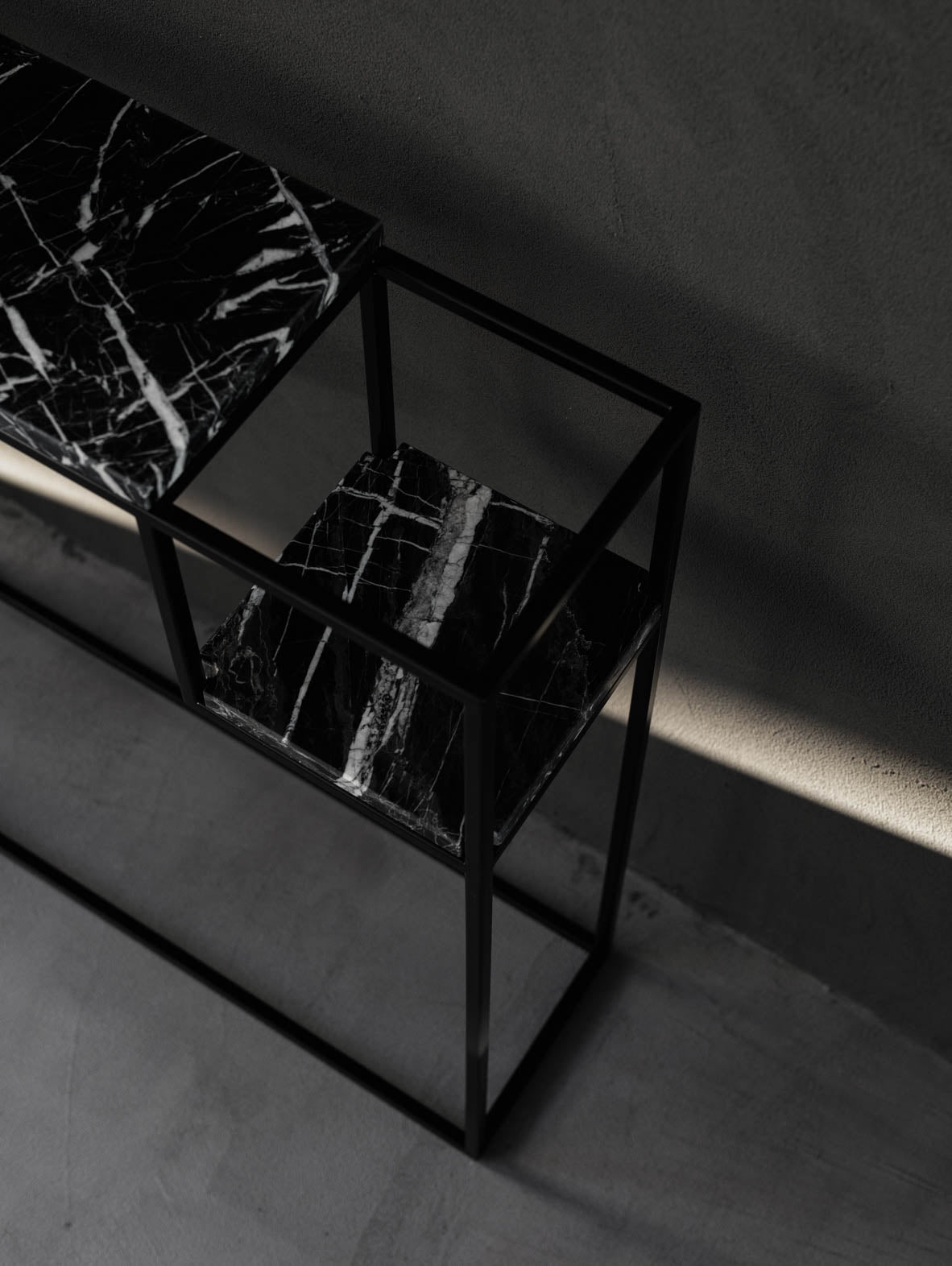 Konsola z marmurowym blatem HOP