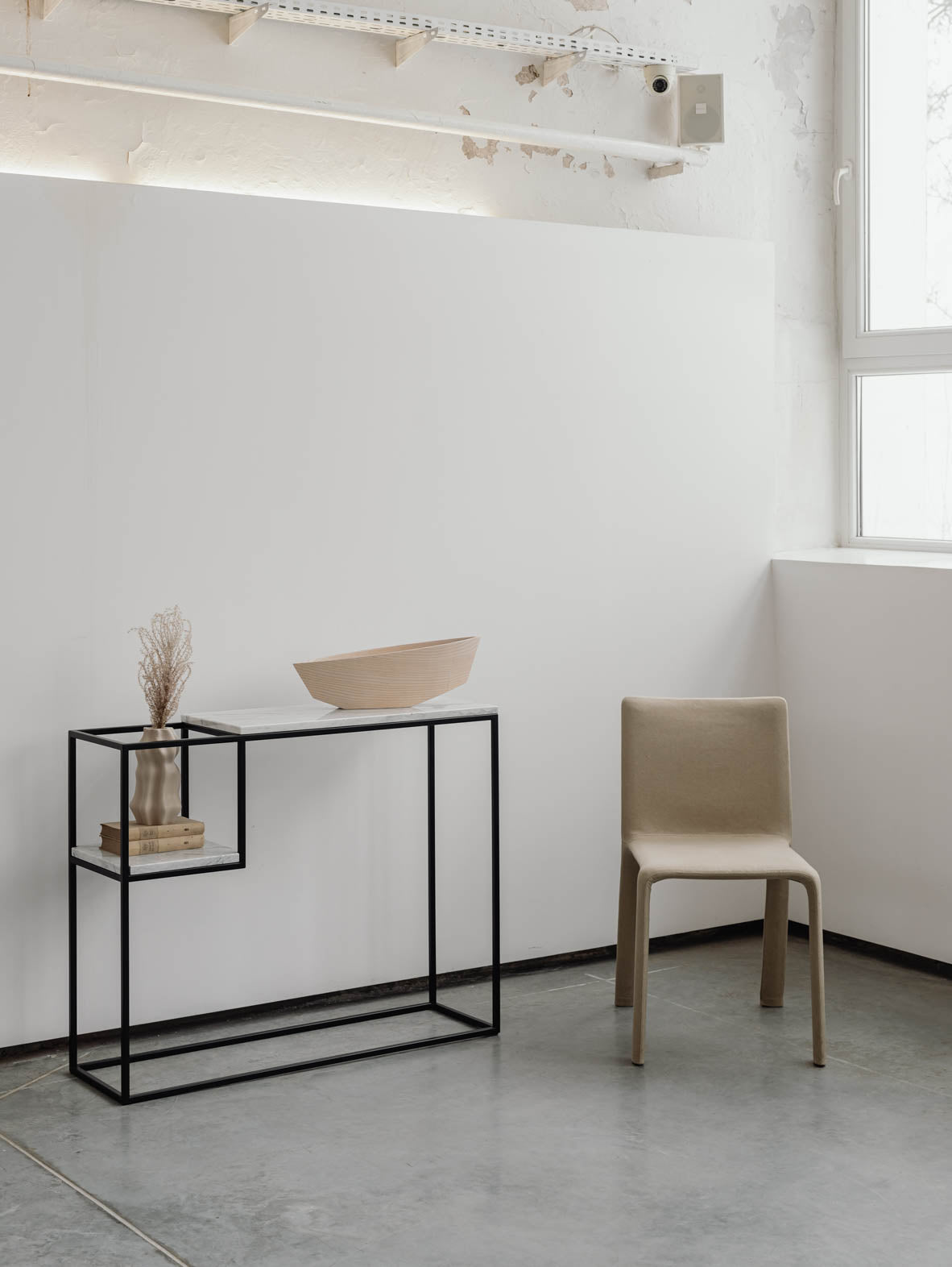 Konsola z marmurowym blatem HOP MAXI