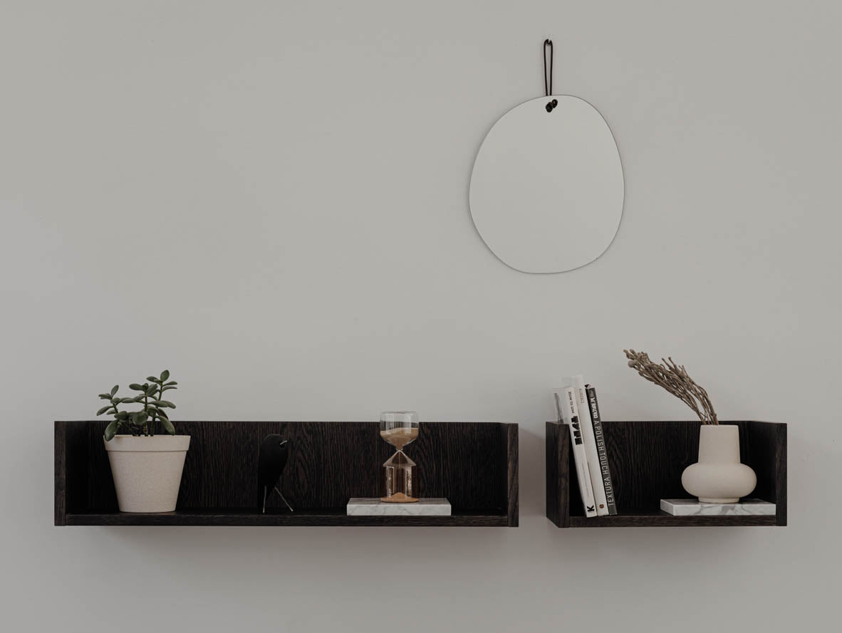 Półka ścienna z drewna FORST M