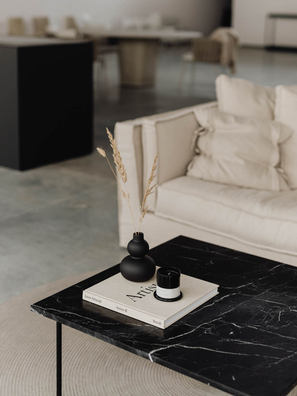 Kwadratowy stolik kawowy BRUSHH