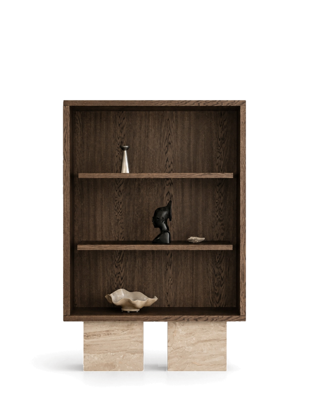 Drewniany regał BLOCK Cabinet
